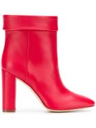 Twin-set High-heel Ankle Boots - Red