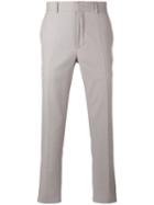 Fendi Tailored Trousers, Men's, Size: 46, Grey, Cotton/polyester/spandex/elastane