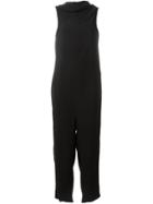 Rick Owens Draped Back Jumpsuit - Black