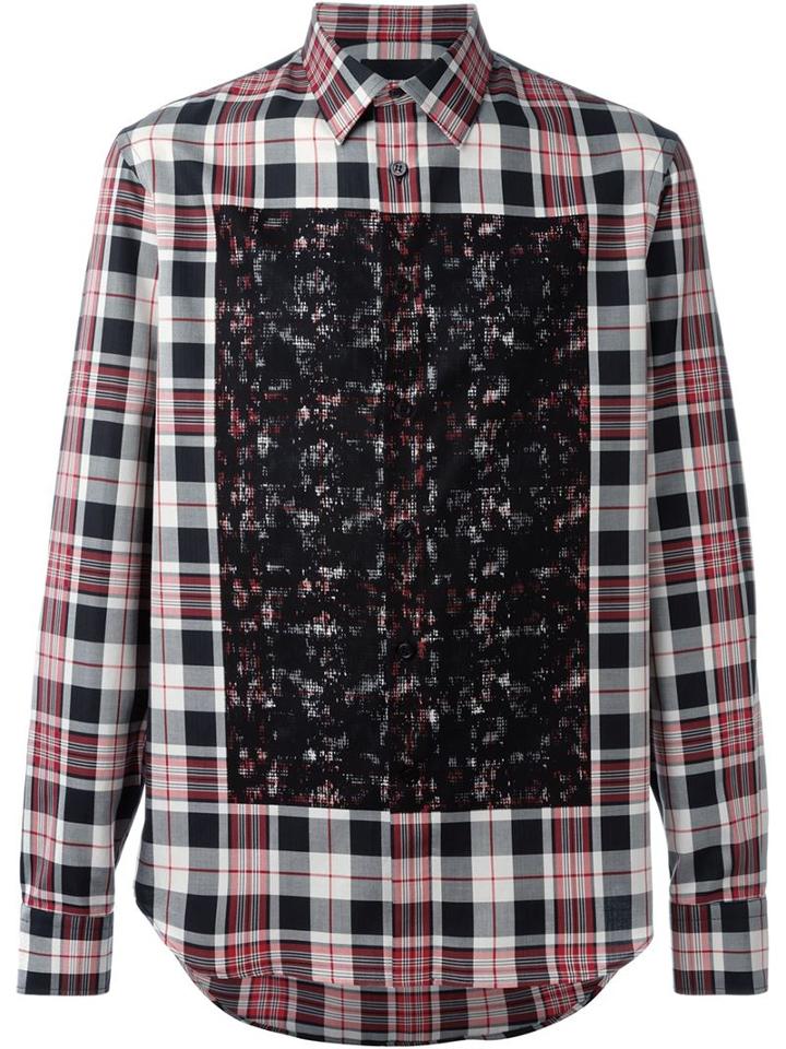 Alexander Mcqueen - Checked Shirt - Men - Cotton - 48, Black, Cotton