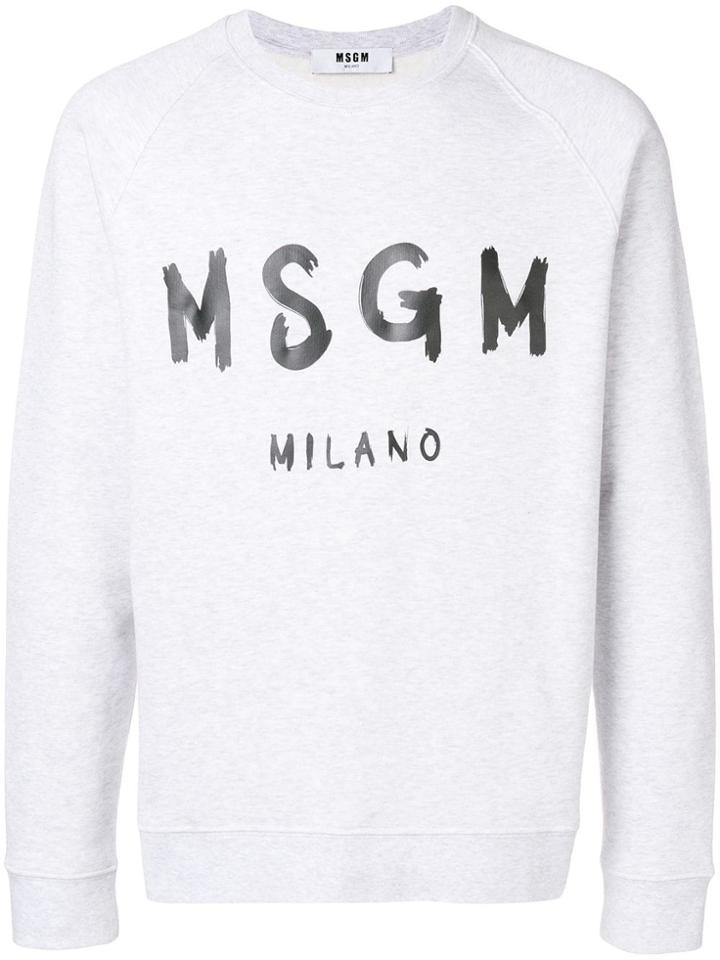 Msgm Logo Sweatshirt - Unavailable