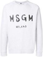 Msgm Logo Sweatshirt - Unavailable