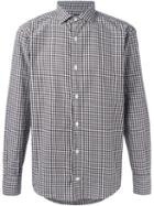Eleventy Checked Shirt, Men's, Size: 44, Brown, Cotton