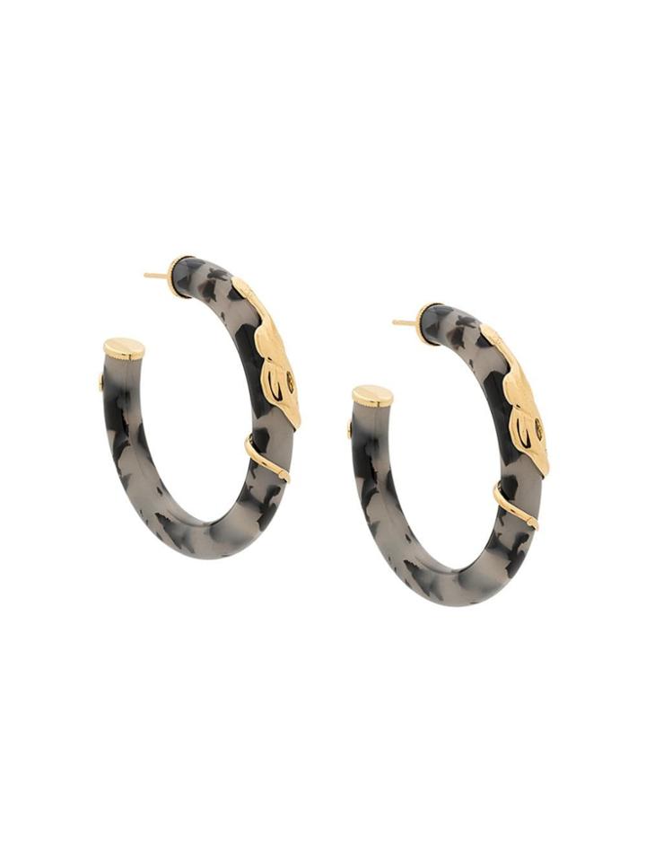 Gas Bijoux Cobra Earrings - Grey