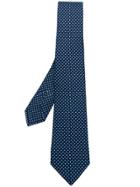 Kiton Paisley Print Tie - Blue