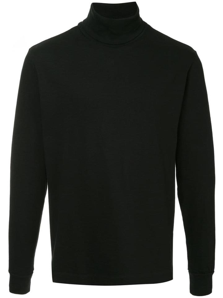 Wood Wood High Neck Sweater - Black