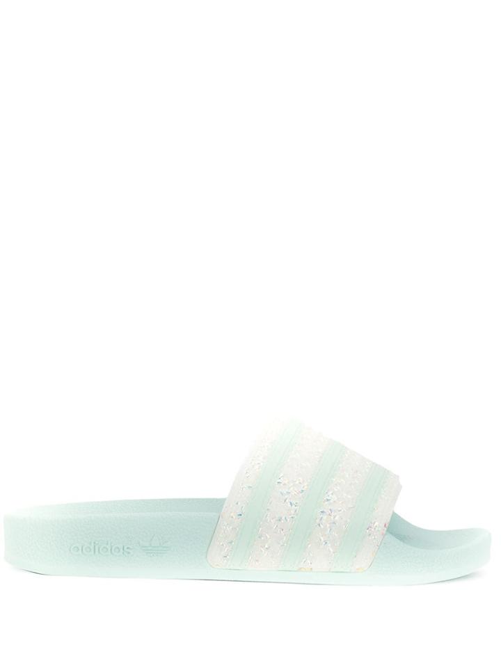 Adidas Adilette Sliders - Blue