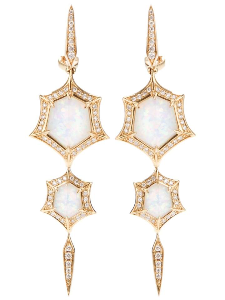 Stephen Webster 'crystal Haze' Quartz And Diamond Drop Earrings -