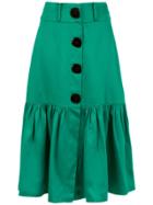 Adriana Degreas Midi Italia Skirt - Green