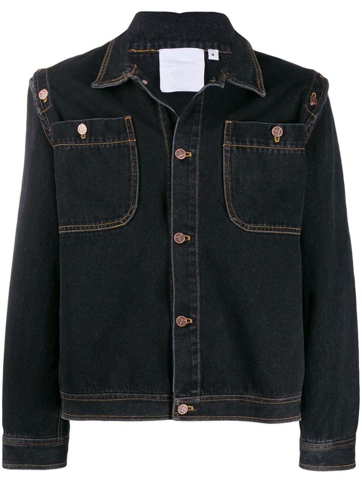 Telfar Classic Denim Trucker Jacket - Black