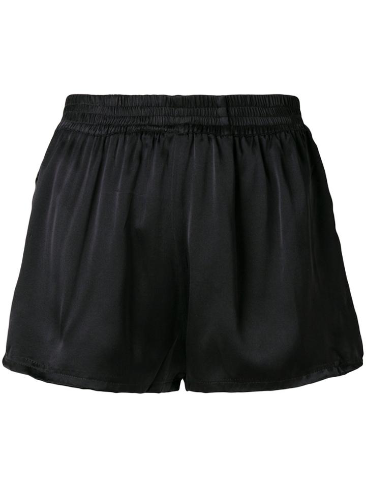 Coup De Coeur Zebra Pony Piped Shorts - Black