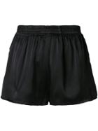 Coup De Coeur Zebra Pony Piped Shorts - Black