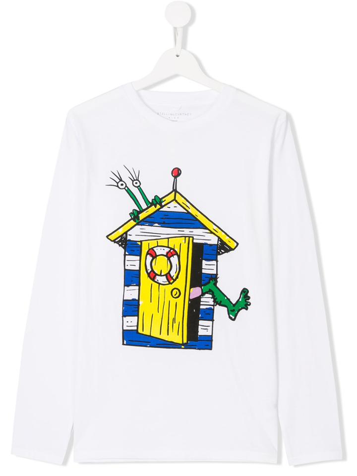 Stella Mccartney Kids Barley Tourists From Another Planet T-shirt -