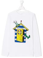 Stella Mccartney Kids Barley Tourists From Another Planet T-shirt -