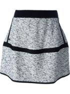 Kenzo Twill A-line Skirt, Women's, Size: L, Black, Cotton/viscose