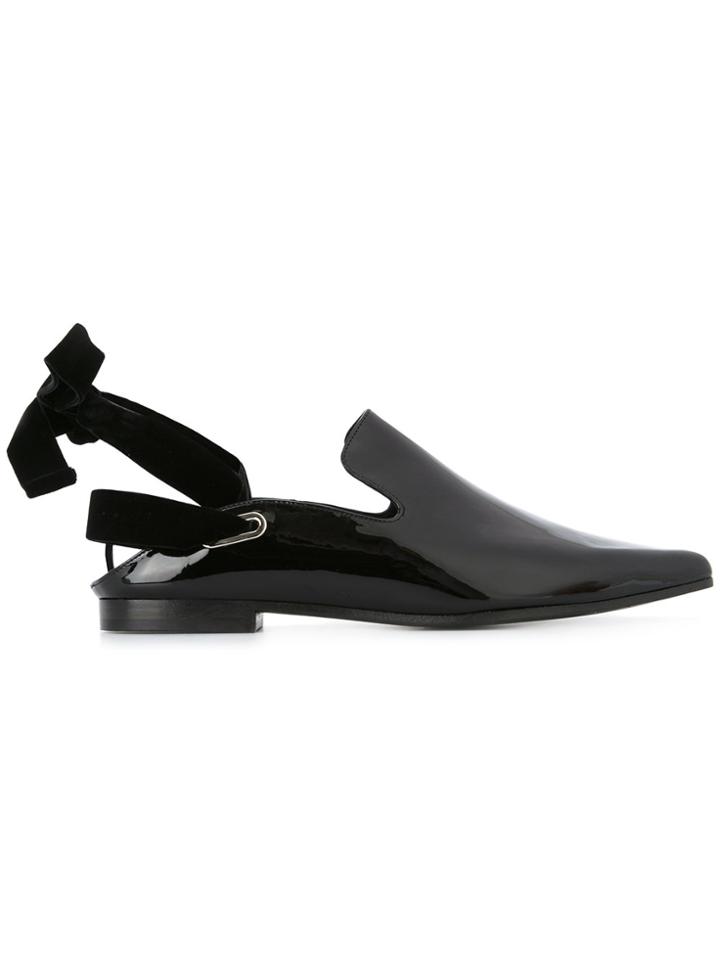 Robert Clergerie Lace-up Mules - Black