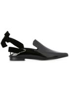Robert Clergerie Lace-up Mules - Black
