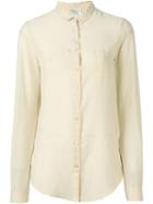 Forte Forte Patch Pocket Shirt, Women's, Size: 4, Nude/neutrals, Silk/cotton