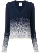 Barrie Cashmere V-neck Sweater - Blue