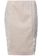 Thomas Wylde Hawthorn Pencil Skirt - Nude & Neutrals