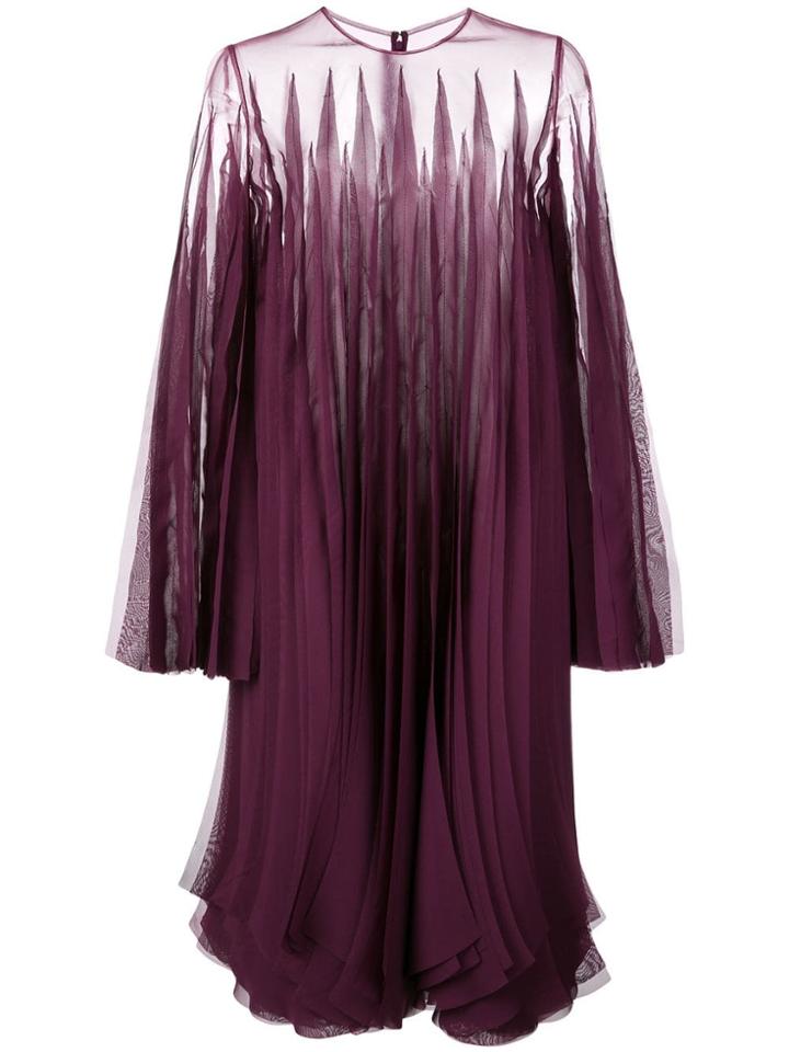 Rubin Singer Laser Cut Shift Dress - Purple
