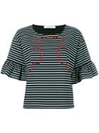 Vivetta Pesce Chirurgo T-shirt, Women's, Size: 44, Blue, Cotton