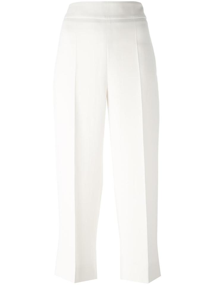 's Max Mara Straight Cropped Trousers, Women's, Size: 44, Spandex/elastane/acetate/viscose