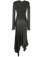 Philosophy Di Lorenzo Serafini Embellished Long Dress - Black