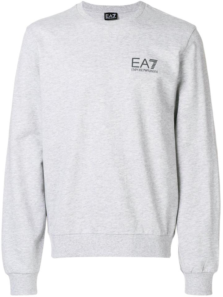 Ea7 Emporio Armani Logo Sweatshirt - Grey