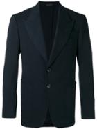 Tom Ford - Two Button Blazer - Men - Silk/cupro/viscose/polyethylene Terephthalate (pet) - 50, Blue, Silk/cupro/viscose/polyethylene Terephthalate (pet)