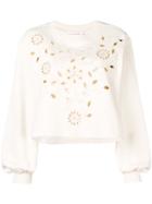 See By Chloé Broderie Sweatshirt - White