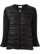 Moncler 'maglia' Padded Front Jacket, Women's, Size: Xs, Black, Polyamide/cotton/feather Down