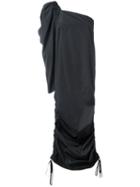 Stella Mccartney One Shoulder Dress, Women's, Size: 42, Black, Polyester
