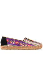 Etro Printed Espadrilles - Purple