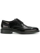 Tod's Lace Up Derby Shoes - Black