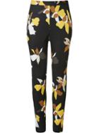 Andrea Marques Printed Cropped Trousers, Women's, Size: 36, Black, Cotton/spandex/elastane