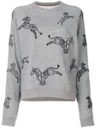 Zoe Karssen Zebra Sweatshirt - Grey