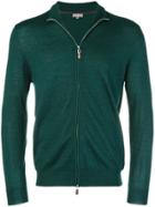 N.peal Cashmere Zipped Cardigan - Green