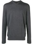 Emporio Armani V-neck Pullover - Grey