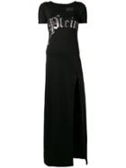 Philipp Plein Embellished T-shirt Dress - Black