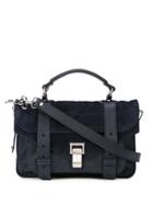 Proenza Schouler Mixed Ps1 Tiny Crossbody Bag - Blue