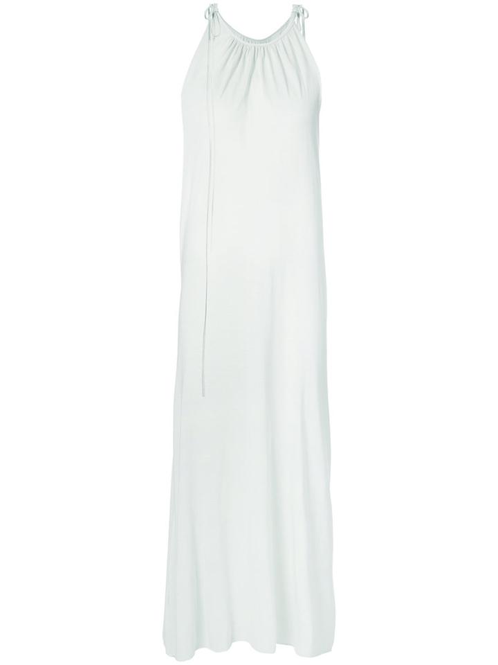 Rick Owens Lilies - Crossover Low Back Midi Dress - Women - Cotton/polyamide/viscose - 42, Grey, Cotton/polyamide/viscose