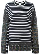 Issey Miyake Vintage Striped Patchwork Jumper