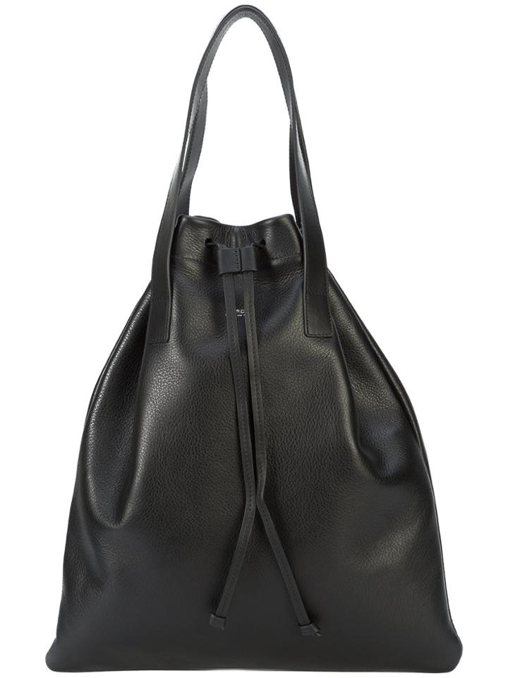 A.p.c. Drawstring Tote Bag - Black