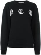 Mcq Alexander Mcqueen Logo Sweatshirt, Women's, Size: Small, Black, Cotton