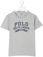 Ralph Lauren Kids - Logo Front T-shirt - Kids - Cotton - 6 Yrs, Grey, Cotton