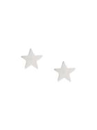 Petite Grand Star Studs - Metallic