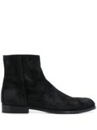 Buttero Zip-up Ankle Boots - Black