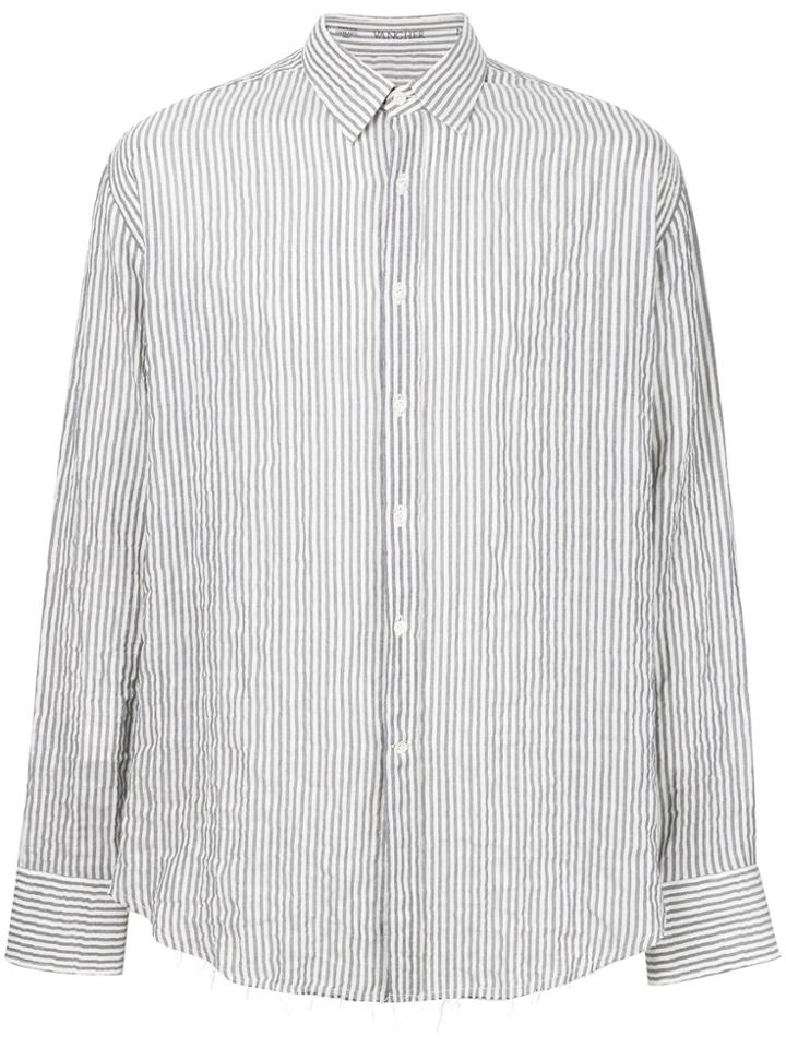 Vangher Broken Striped Shirt - Blue