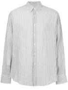 Vangher Broken Striped Shirt - Blue